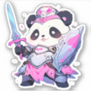 Search for panda illustration stickers Cute