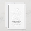 Search for simple celebration life invitations Black and white