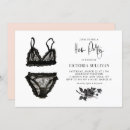 Search for black white lace bridal shower invitations Lingerie