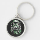 Search for green cat key rings Watercolor