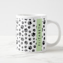 Search for black dog paw mugs Pattern of paws