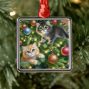 Search for kittens christmas tree decorations Cute