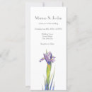 Search for iris wedding invitations Minimalist