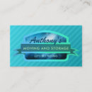 Search for storage business cards Moving company