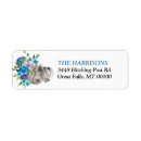 Search for miniature schnauzer return address labels Watercolor