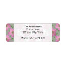 Search for geraniums return address labels Floral