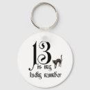 Search for number 13 key rings Thirteen
