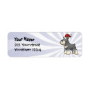 Search for miniature schnauzer return address labels Animal