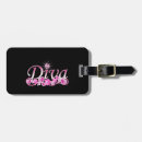 Search for bling luggage tags Diva