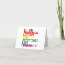 Search for autism thank you cards Awareness