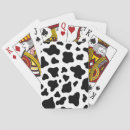 Search for cow playing cards Black and white