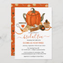 Search for autumn bridal tea party invitations Fall