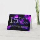 Search for 15th wedding anniversary cards Purple