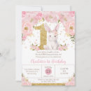 Search for rabbit 1st birthday invitations Girl