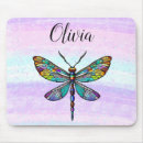 Search for pink dragonfly mousepads Colourful