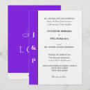 Search for black white purple invitations Violet