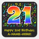 Search for 21 stickers 21st birthday