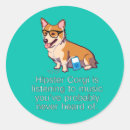 Search for hipster dog stickers Glasses