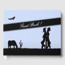 Search for cowboy guest books Western