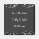 Search for monogram zebra invitations Black