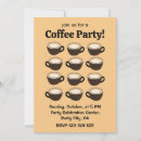 Search for coffee party invitations Modern