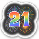 Search for 21st stickers 21 years old