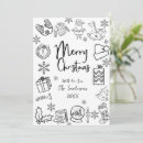 Search for drawn christmas cards Quirky