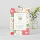 Search for nintieth invitations Elegant