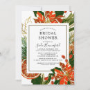 Search for poinsettia bridal shower invitations Floral