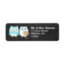 Search for owl wedding return address labels Bride