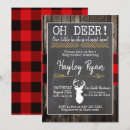 Search for buck baby shower invitations Plaid