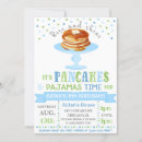 Search for boy sleepover invitations Pancake party