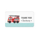 Search for fire truck return address labels Party
