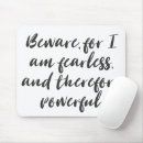 Search for feminist mousepads Fearless