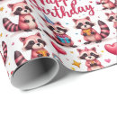Search for raccoon wrapping paper Cute animals