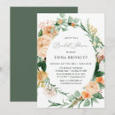 Search for neutral bridal shower invitations Watercolor floral