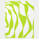Search for lime green and white blankets Retro