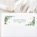 Search for floral bridal address stickers Simple