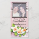 Search for pink frangipani invitations Hawaiian
