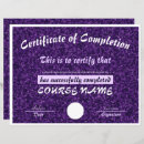 Search for certificate of completion Achievement