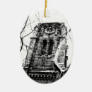 Search for tower of christmas tree decorations Black and white
