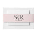 Search for wedding invitation belly bands Black