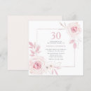 Search for elegant 30th birthday invitations Floral