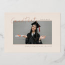 Search for rose gold foil graduation invitations Minimal