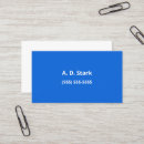 Search for cobalt blue business cards Minimalist
