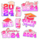 Search for red and white graduation stickers High school graduation