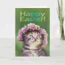 Search for cat lovers easter cards Cute