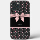 Search for pink bow cases White