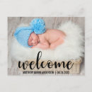 Search for baby announcement postcards Modern