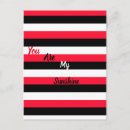Search for red stripes postcards Pattern